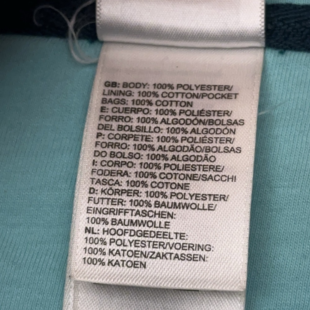 The North Face Moncada Quilted Jacket Women's Small Teal Zip Pockets A8P7 - Picture 4 of 9